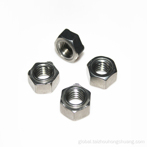 Carbon Steel Nut Colored Insert Zinc Plated Hex Weld Nuts Supplier